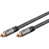 Cavo spina goobay toslink 2m nero/argento [65305]