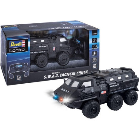 Modellino revell rc truck s.w.a.t. 1/16 auto telecomandata in plastica