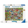 Puzzle ravensburger holiday resort 1 il campeggio multicolore 1000pz