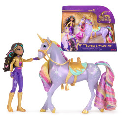Set figurine spinmaster unicorn academy sophia e wildstar con 2 accessori