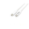 Cavo usb cygnett lightning usb-a 12w 1m bianco [cy4659pccal]