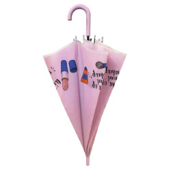 Ombrello automatico bambini blue drop 8 stecche/96cm rosa [a917b]