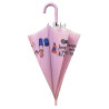 Ombrello automatico bambini blue drop 8 stecche/96cm rosa [a917b]
