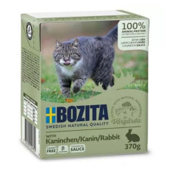 Mangime bozita cibo umido completo per gatti in salsa con coniglio