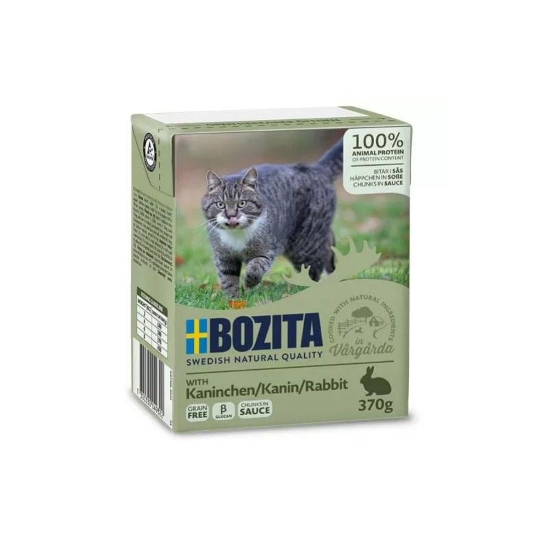 Mangime bozita cibo umido completo per gatti in salsa con coniglio