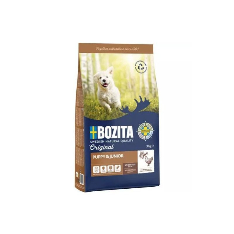 Mangime bozita original puppy & junior cibo secco completo per