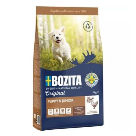 Mangime bozita original puppy & junior cibo secco completo per