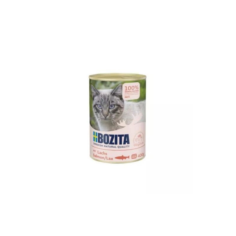 Mangime bozita cat cibo umido completo per gatti pate' con salmone
