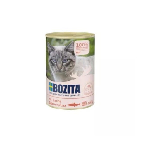 Mangime bozita cat cibo umido completo per gatti pate' con salmone