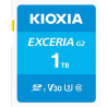 1tb scheda sdxc kioxia exceria class 10 uhs-1 v30 u3 lett.100mb/s
