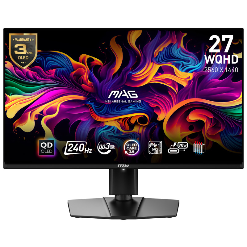 Monitor led 27'' msi mag 271qpx qd-oled e2 wide quad