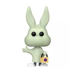 Funko pop 1673 looney tunes bugs bunny halloween ghost 9cm verde