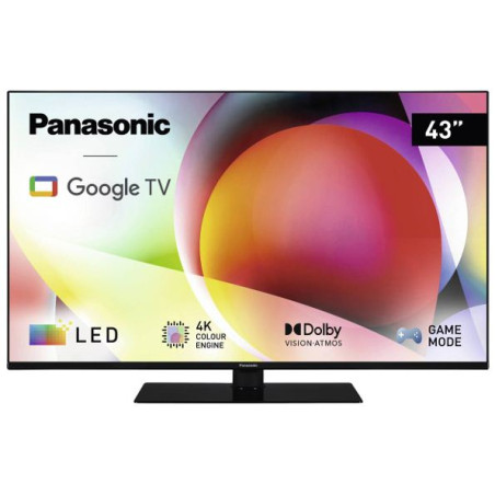Tv led 43'' panasonic tn-43w70aez serie w70 4k uhd 3840x2160p/smart