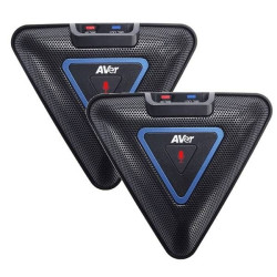 Coppia microfoni di espansione aver vc520 con cavo da 5 m nero [vbpro.expmic10]