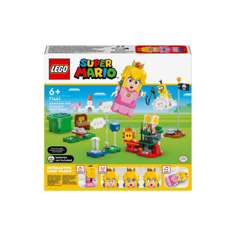 Lego super mario le avventure di lego peach interattivo 208pz [71441]