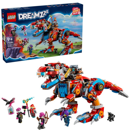 Lego dreamzzz robot dinosauro c-rex di cooper multicolore [71484]