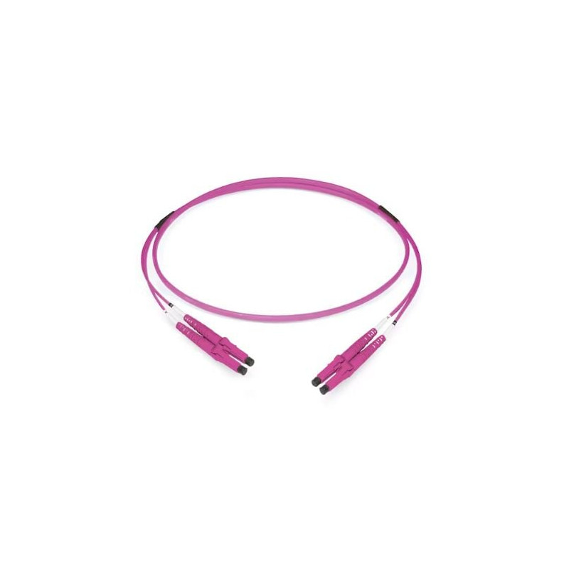 Cavo patch in fibra ottica datwyler 43334208zy 2fo om4 lcd/lcd 2m
