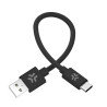 Cavi di ricarica celly usbausbccot30bk intrecciato in cotone usb