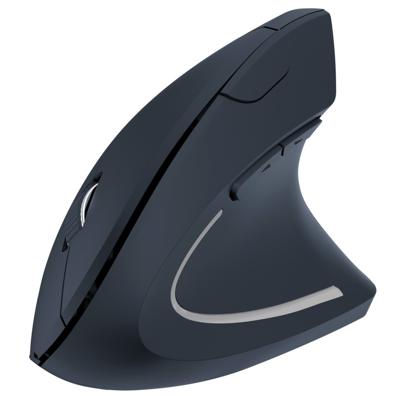 Mouse verticale techly im 1200-vm-b ottico ergonomico wireless