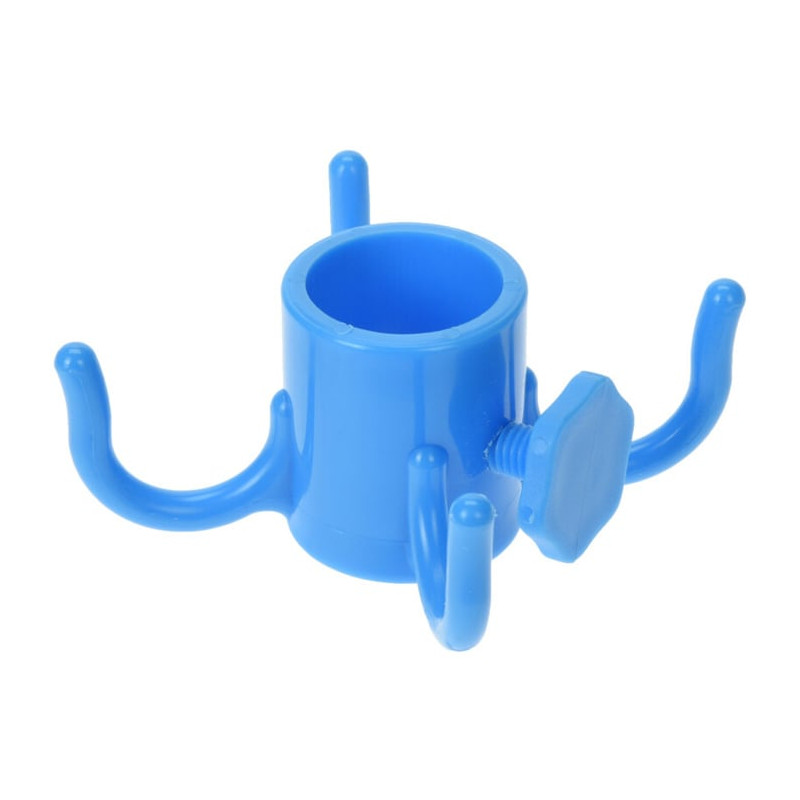 Portaombrellone koopman da giardino quattro ganci blu [cy5900900]
