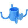 Portaombrellone koopman da giardino quattro ganci blu [cy5900900]
