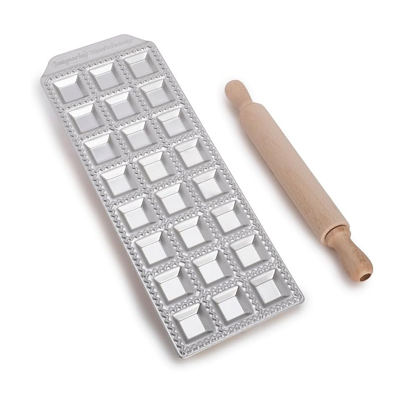 Stampo imperia raviolamp 24 ravioli cromato [3304]