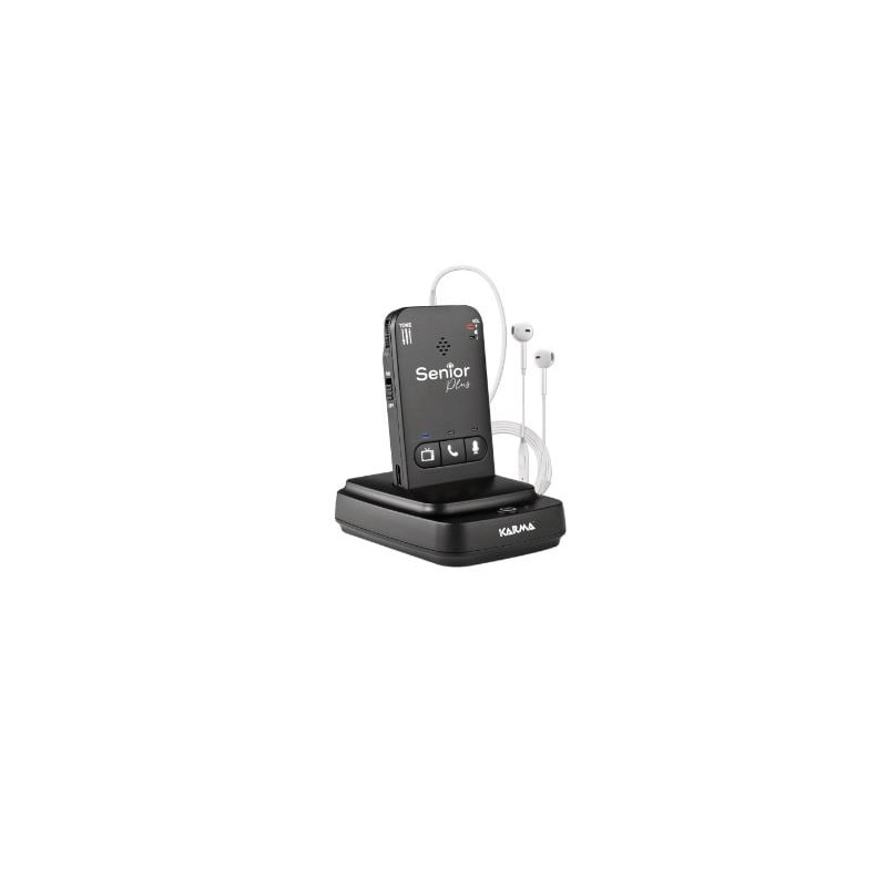 Radiocuffia karma senior plus wireless/bluetooth 3.5mm nero [senior