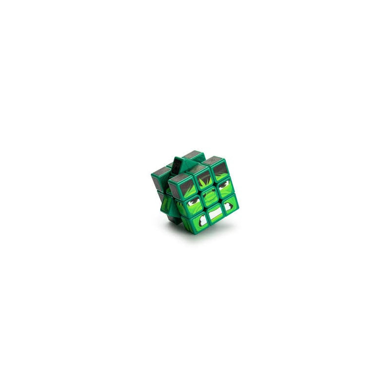 Puzzle cubo spin master rubik cubo 3x3 hulk [6071042]