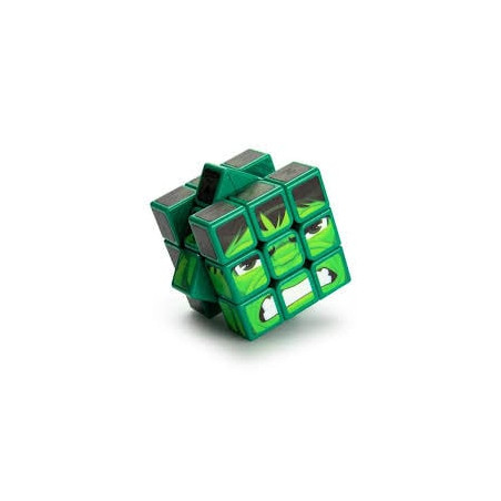 Puzzle cubo spin master rubik cubo 3x3 hulk [6071042]