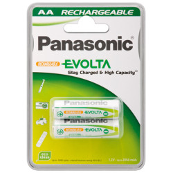 Pila panasonic 2 pz. stilo infinium ricaricabile stilo p6i