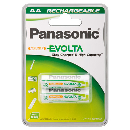 Pila panasonic 2 pz. stilo infinium ricaricabile stilo p6i