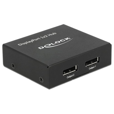 Splitter displayport delock 87691 1920 x1080hd 60hz nero [87691]