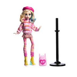 Mattel hxj05 monster high x wednesday: enid multicolore [hxj05]