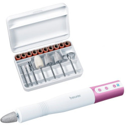 Set manicure beurer mp 52 15000rpm bianco/viola 7pz [57003]