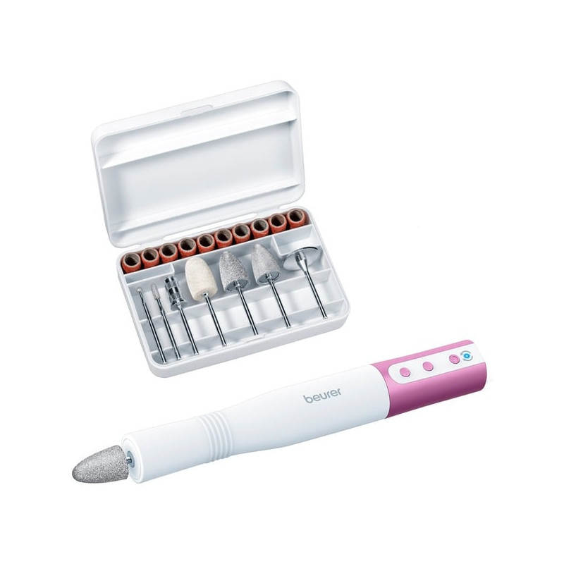 Set manicure beurer mp 52 15000rpm bianco/viola 7pz [57003]