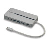 Mini dock station lindy 100w per computer usb-c 3.2 con hdm grigio