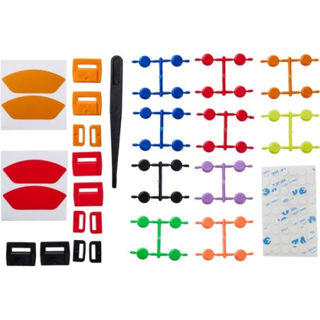 Kit colori pulsanti volante asetek simsports per simulatore di corse