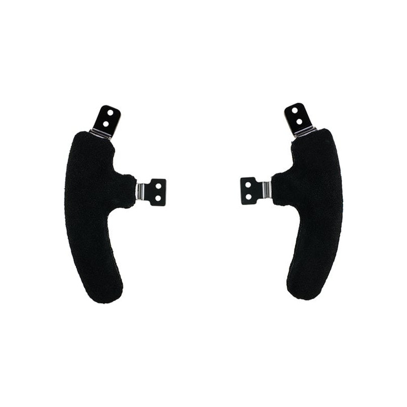 Maniglie asetek simsports con pelle scamosciata nero