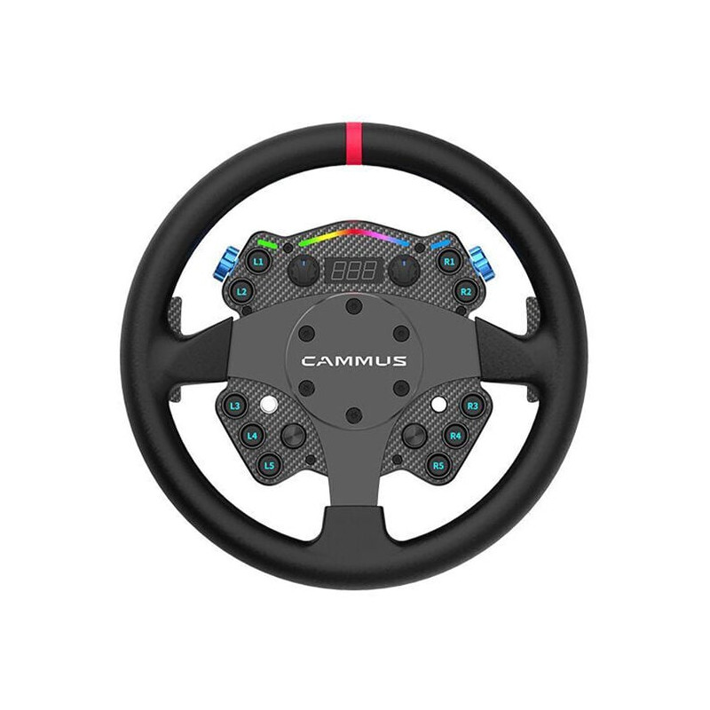 Volante da gioco cammus c12 a trasmissione diretta nero