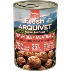 Cibo secco arquivet polpette di manzo fresco in salsa 400g
