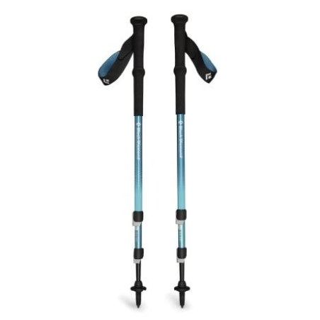 Bastoncini da trekking black diamond trail back nero/blu [bd112552]