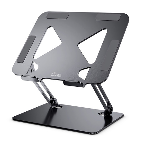 Supporto notebook media-tech mt2661 regolabile ed ergonomico