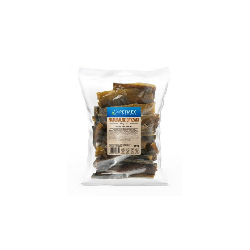 Mangime petmex dolcetto per cani: pelle selvaggia 15cm - 500g