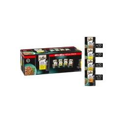 Mangime umido sheba collezione di sapori di pesce per gatti 40x85g