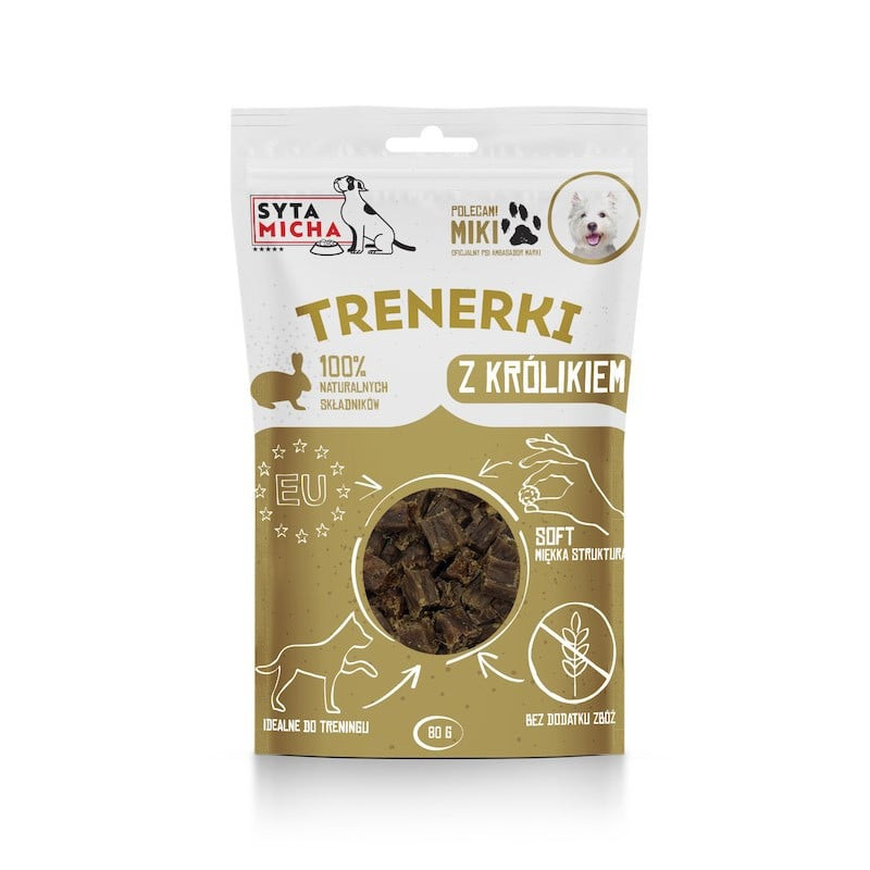 Mangime secco syta micha trainers con coniglio per cani 80g