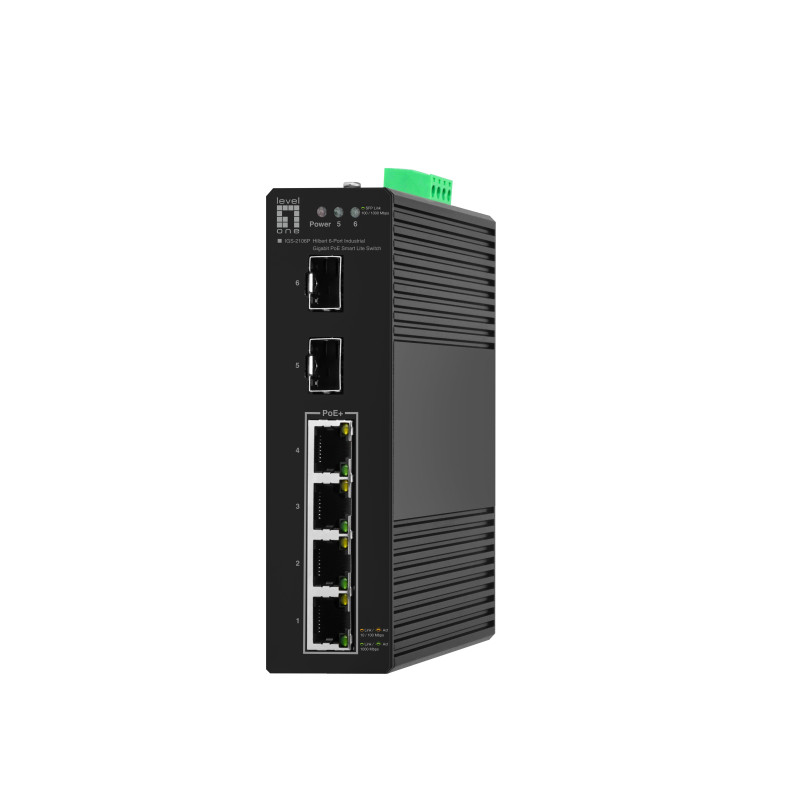 Switch levelone igs-2106p gestito l2 6 porte gigabit ethernet