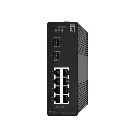 Switch levelone igs-2110 gestito l2 10 porte gigabit ethernet