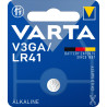 Batteria a bottone varta alcalina v3ga lr41 1.5v acciaio inox [var]