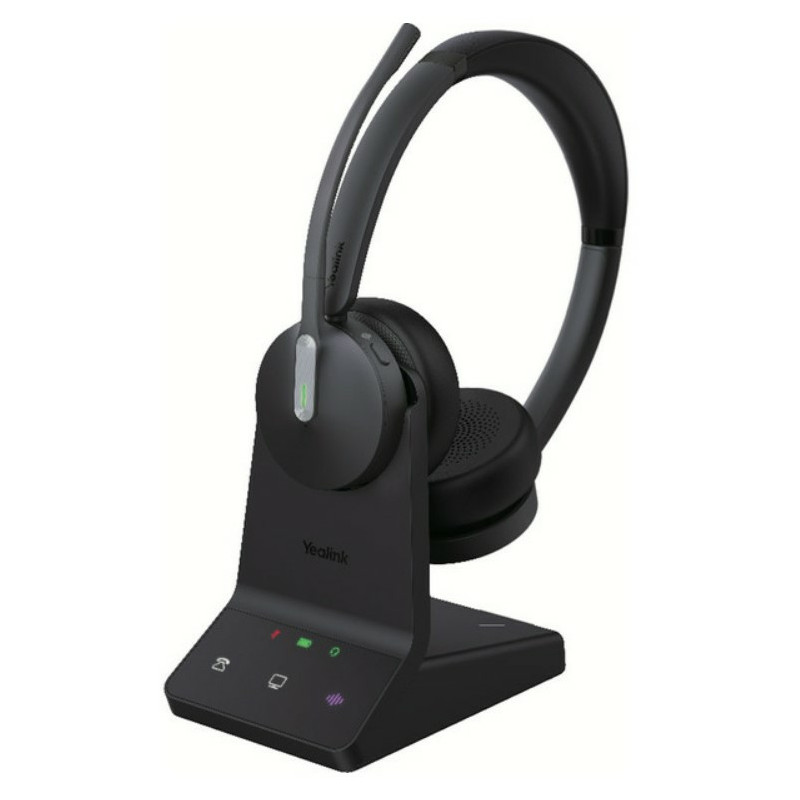 Cuffie yealink headset wh64 hybrid dual uc wireless bluetooth a padiglione