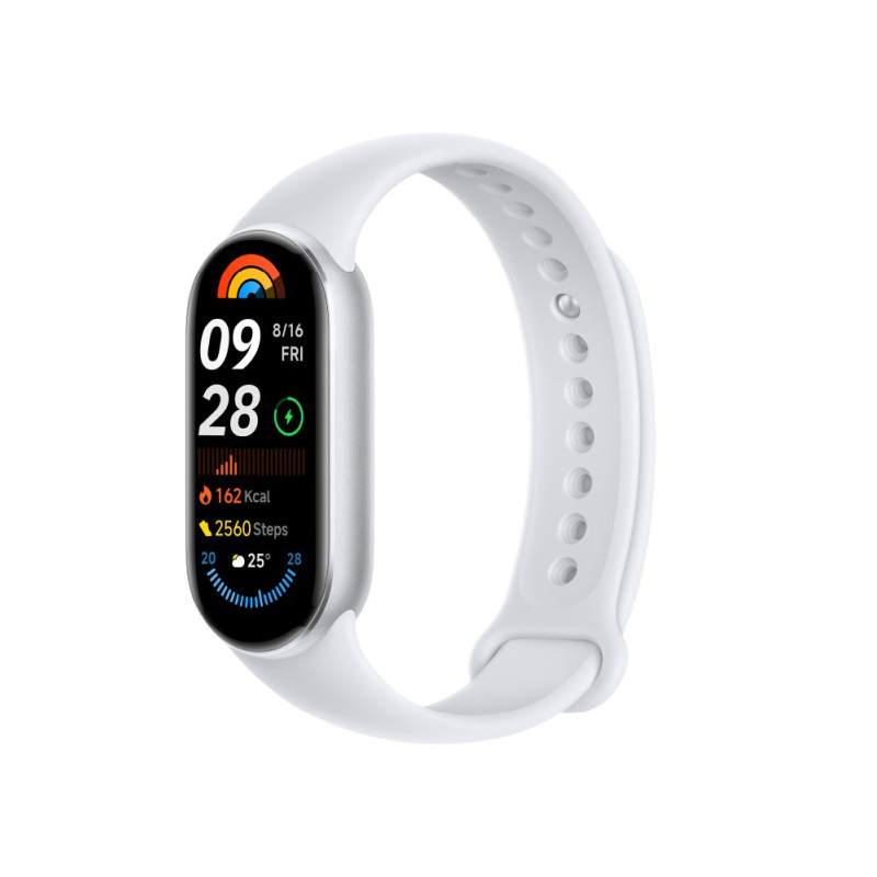 Smartband xiaomi band 9 46.53x21.63x10.95mm argento [55456]